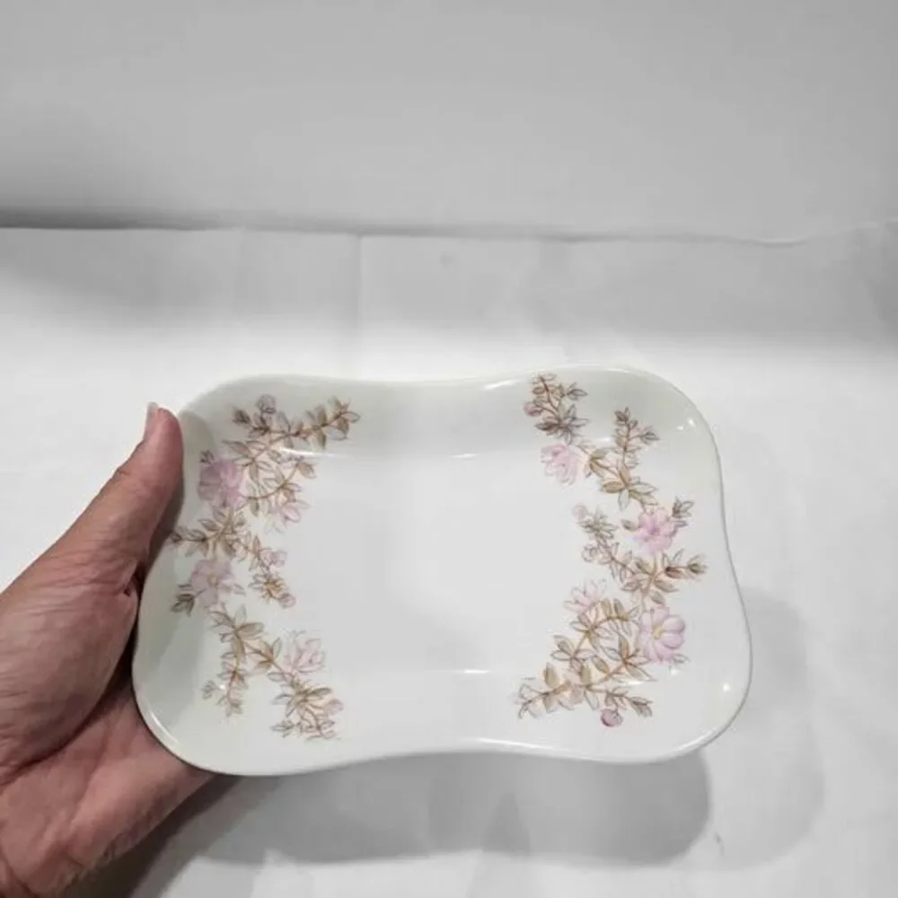 Vintage Marx & Gutherz Carlsbad Divided Floral Dish